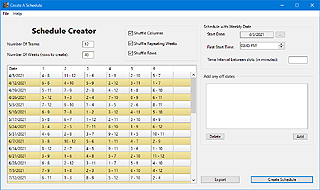 block schedule creator